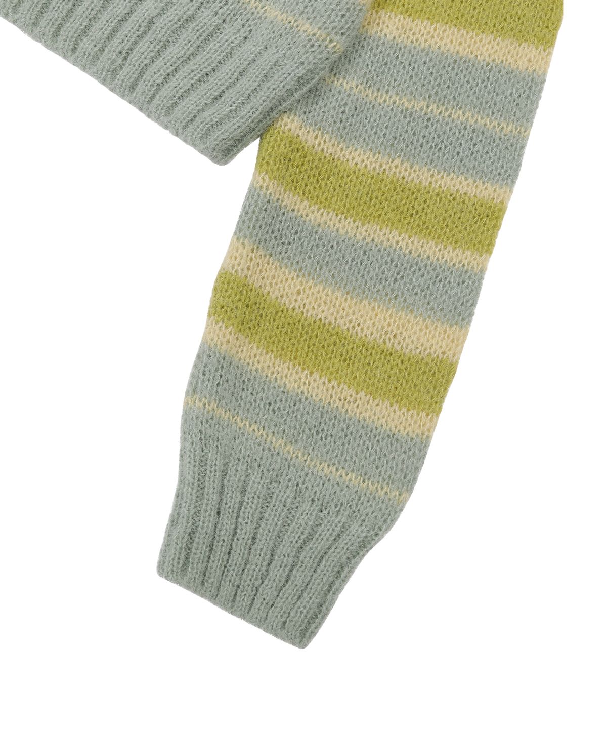 선데이후르츠마켓(SUNDAY FRUIT MARKET) STRIPE SUN KNIT CREW MINT