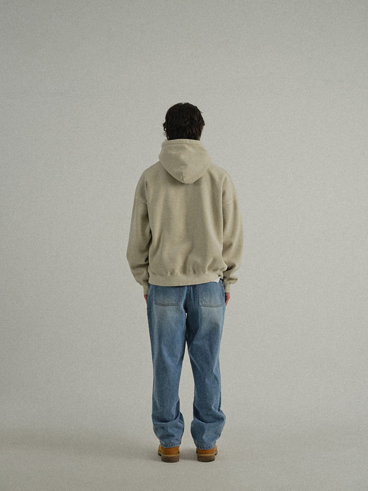선데이후르츠마켓(SUNDAY FRUIT MARKET) PIGMENT CHERRY HOODIE BEIGE