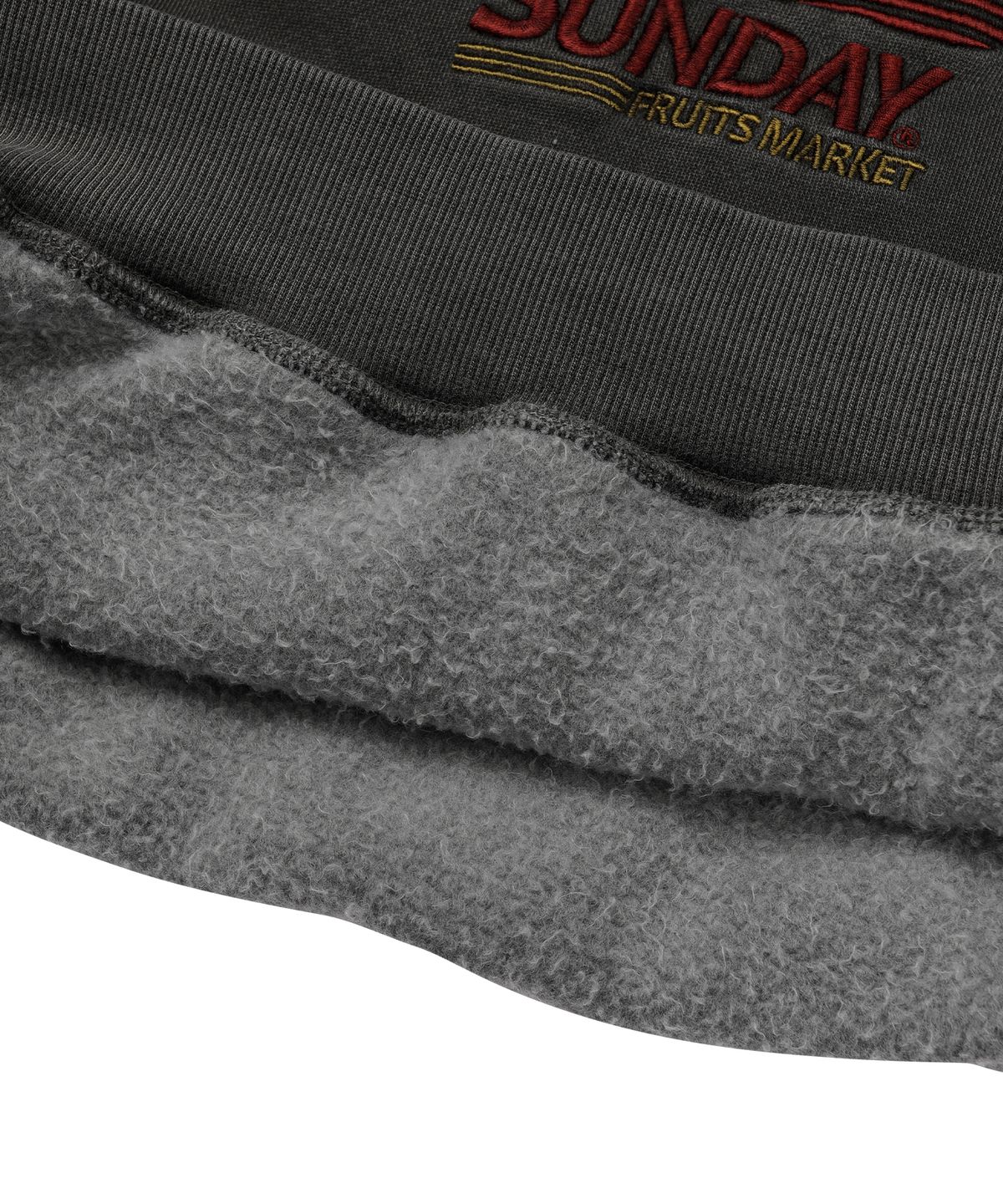 선데이후르츠마켓(SUNDAY FRUIT MARKET) PIGMENT CHERRY HOODIE CHARCOAL