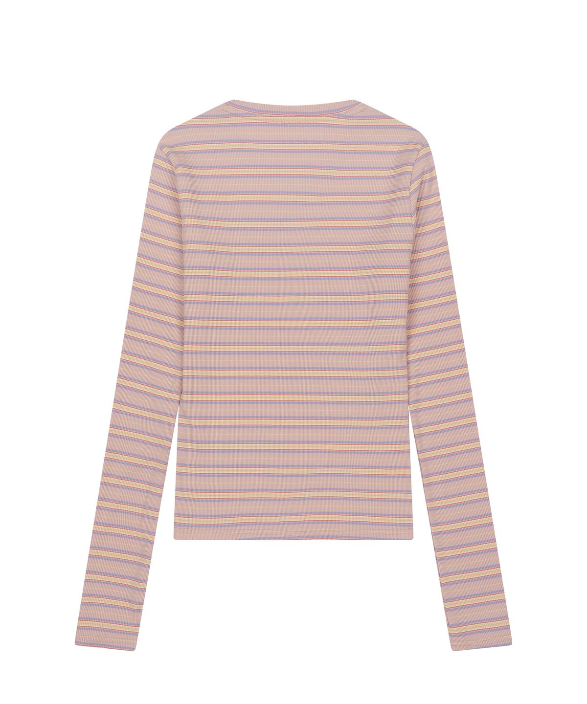 선데이후르츠마켓(SUNDAY FRUIT MARKET) W) SUN STRIPE LS TEE PINK