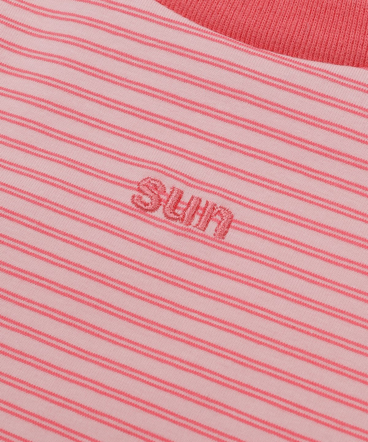 선데이후르츠마켓(SUNDAY FRUIT MARKET) W) MINI SUN STRIPE TEE PINK
