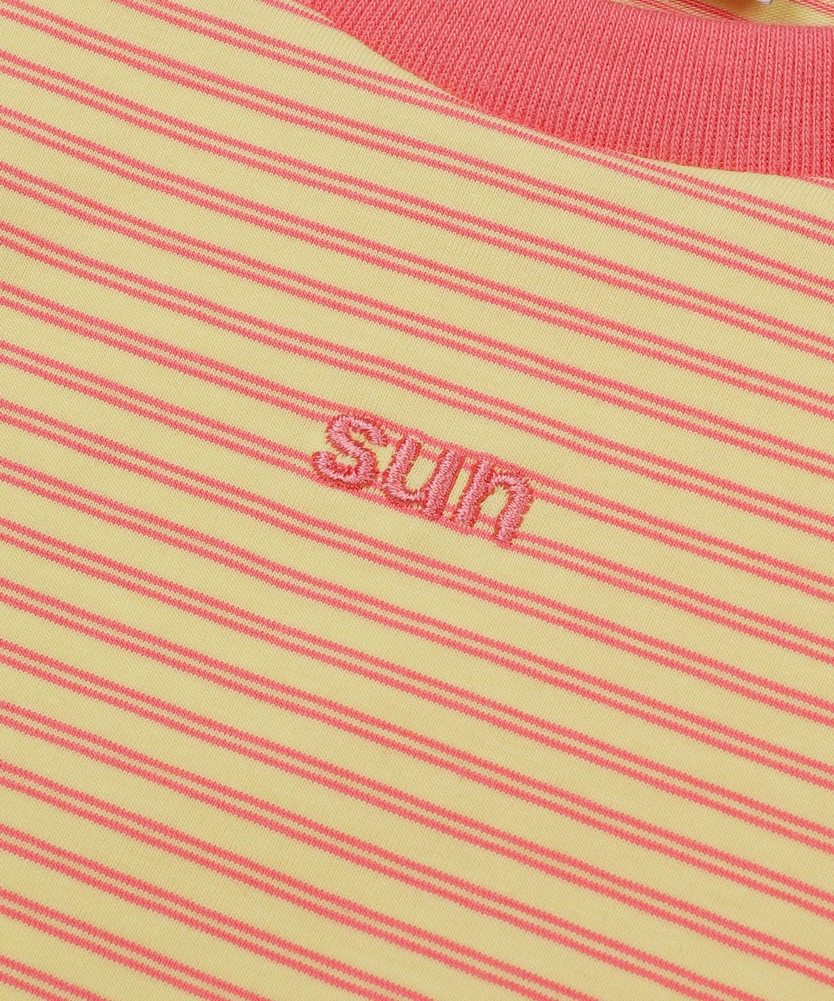 선데이후르츠마켓(SUNDAY FRUIT MARKET) W) MINI SUN STRIPE TEE LEMON