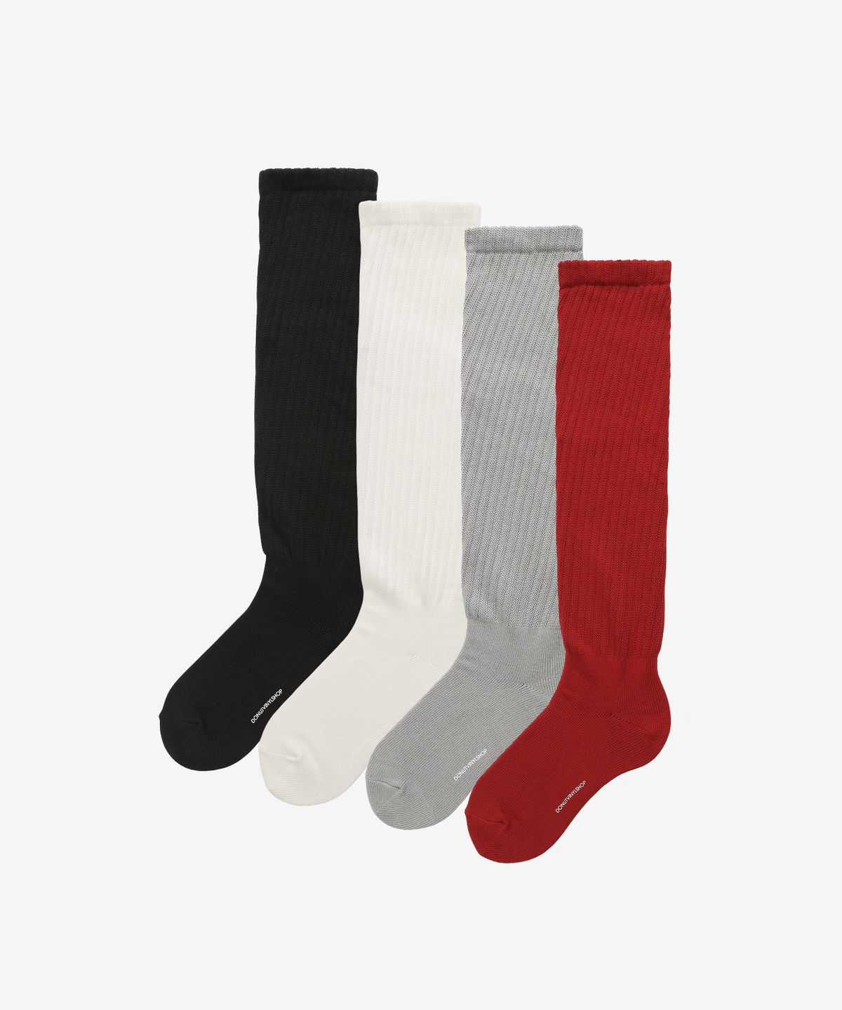 도넛바이닐샵(DONUTVINYLSHOP) half warmer socks (4colors)