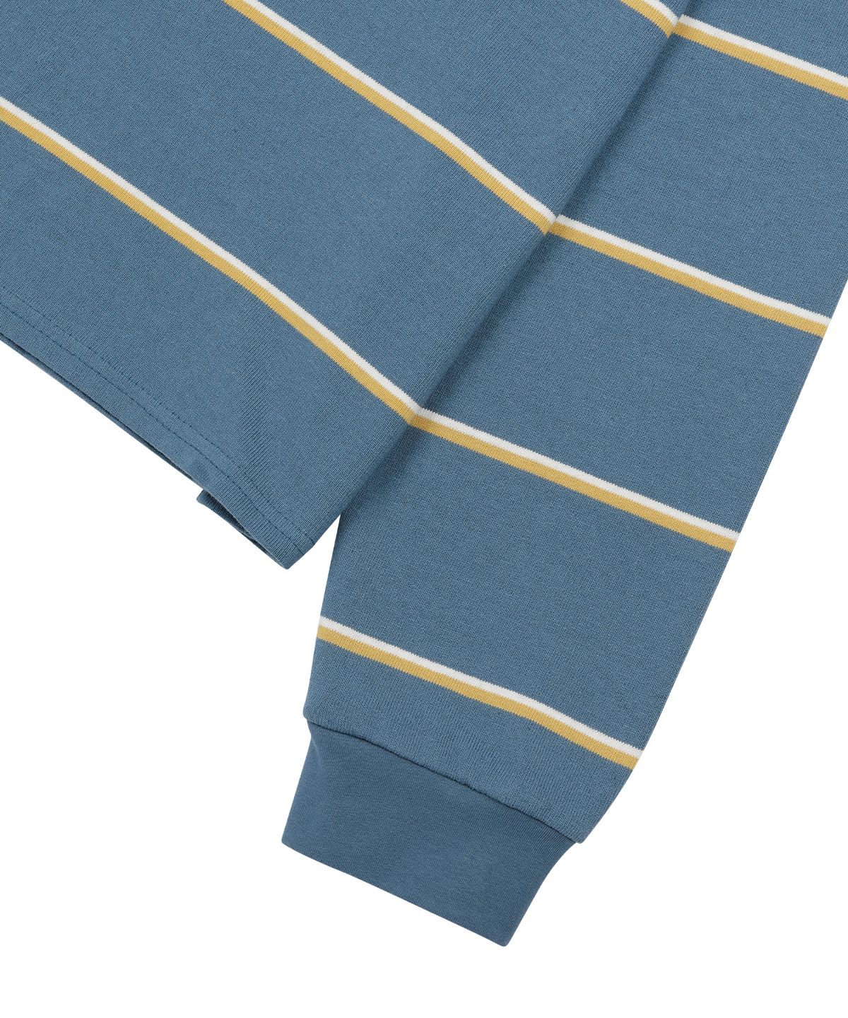 선데이후르츠마켓(SUNDAY FRUIT MARKET) W) SUN STRIPE COLLAR TEE BLUE