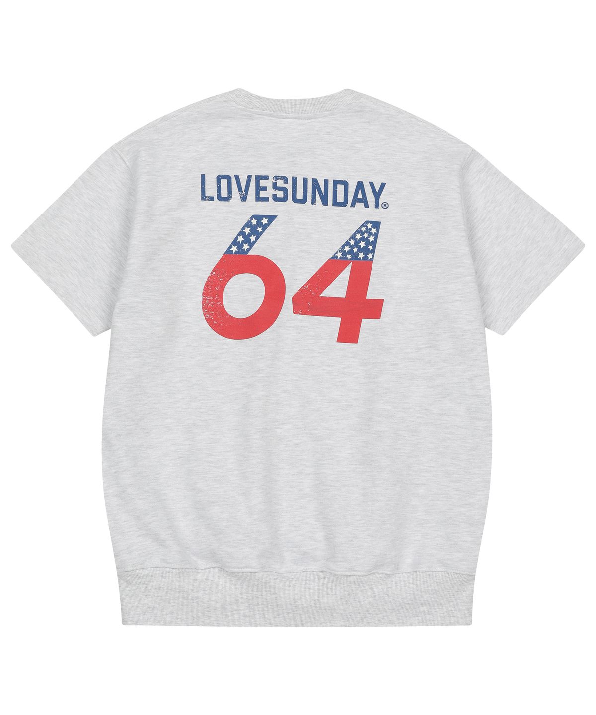 선데이후르츠마켓(SUNDAY FRUIT MARKET) FLAG HALF ZIP SWEATSHIRT GRAY