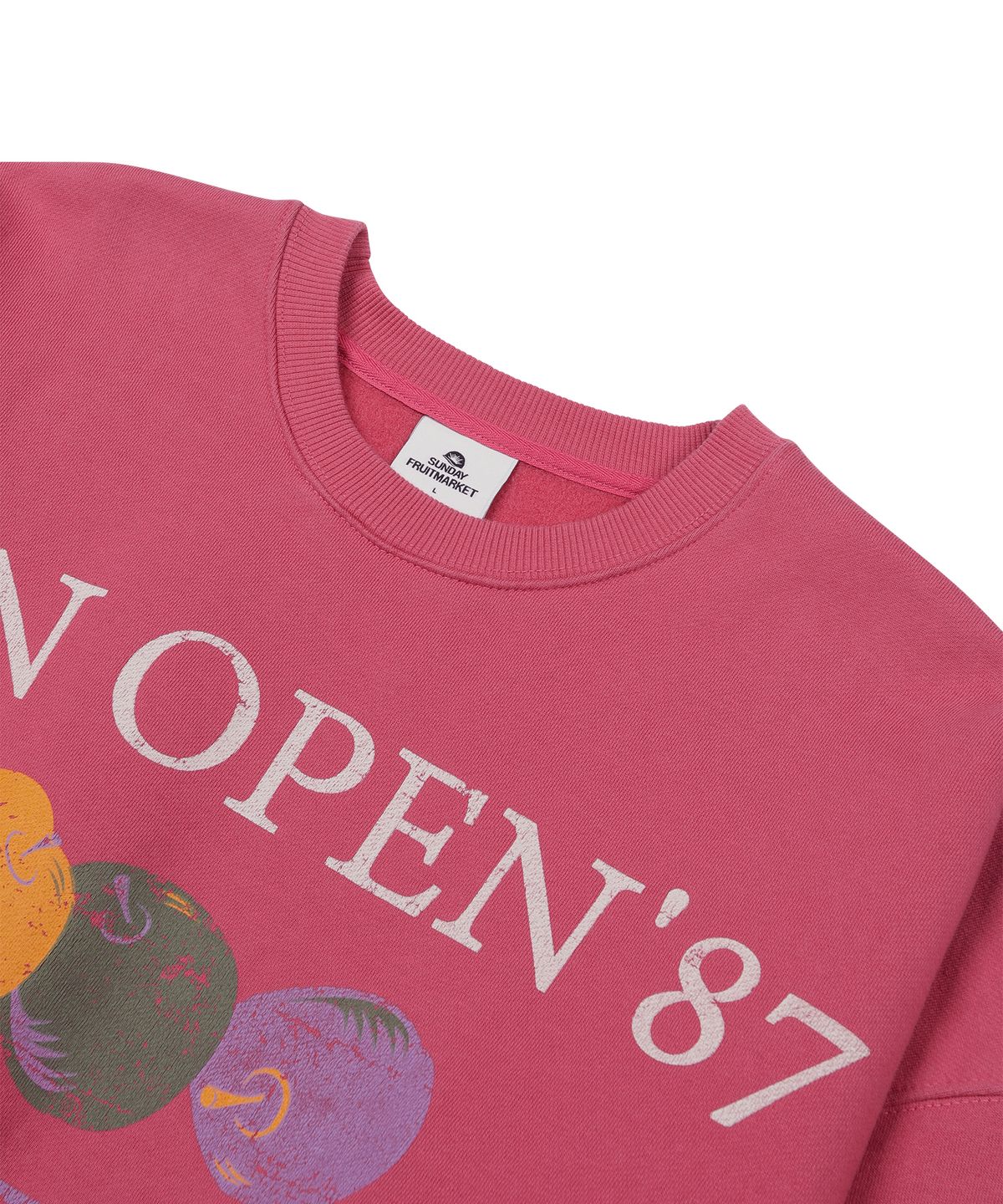 선데이후르츠마켓(SUNDAY FRUIT MARKET) OPEN SUN CREW PINK