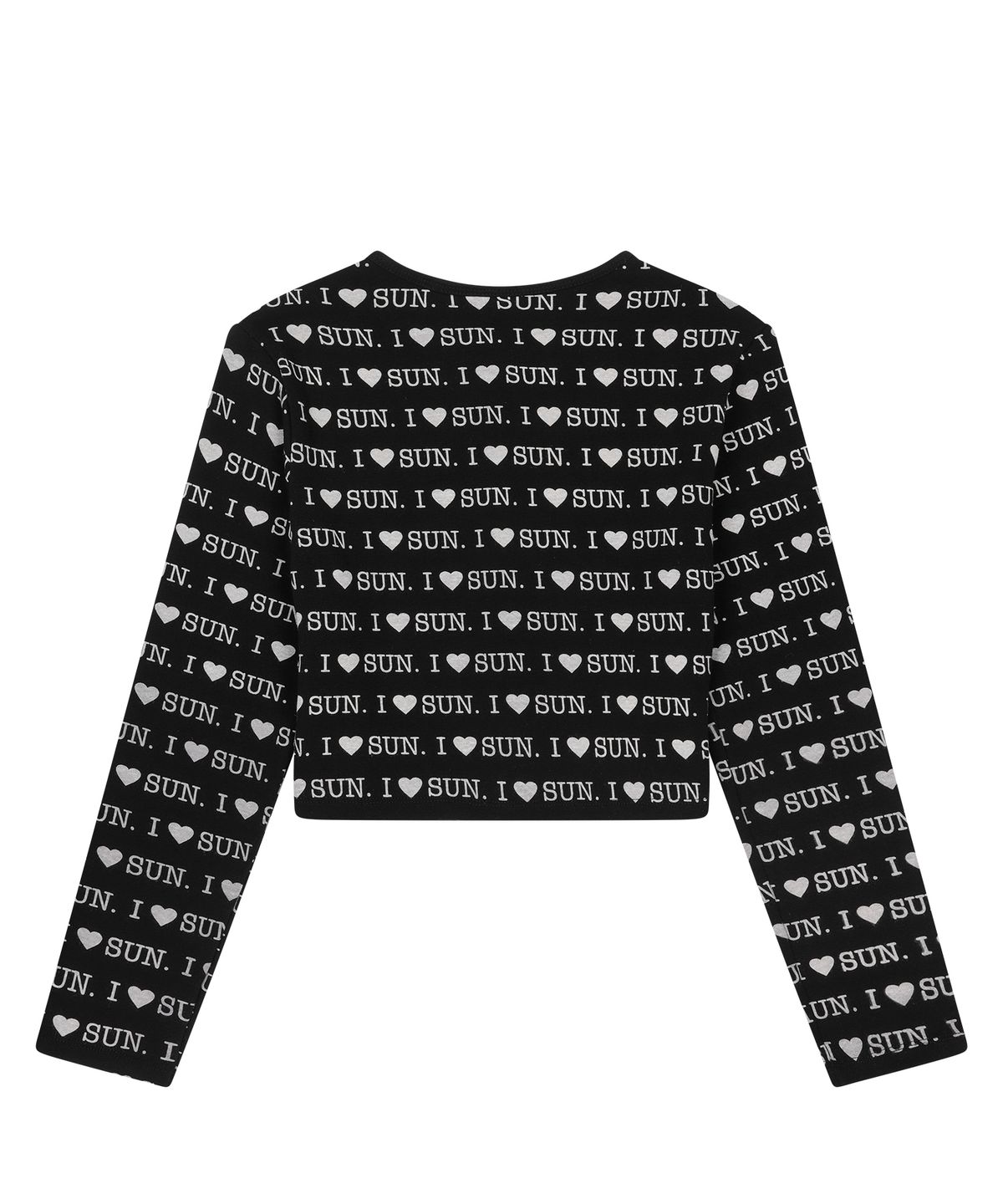 선데이후르츠마켓(SUNDAY FRUIT MARKET) W) I LOVE SUN CARDIGAN BLACK