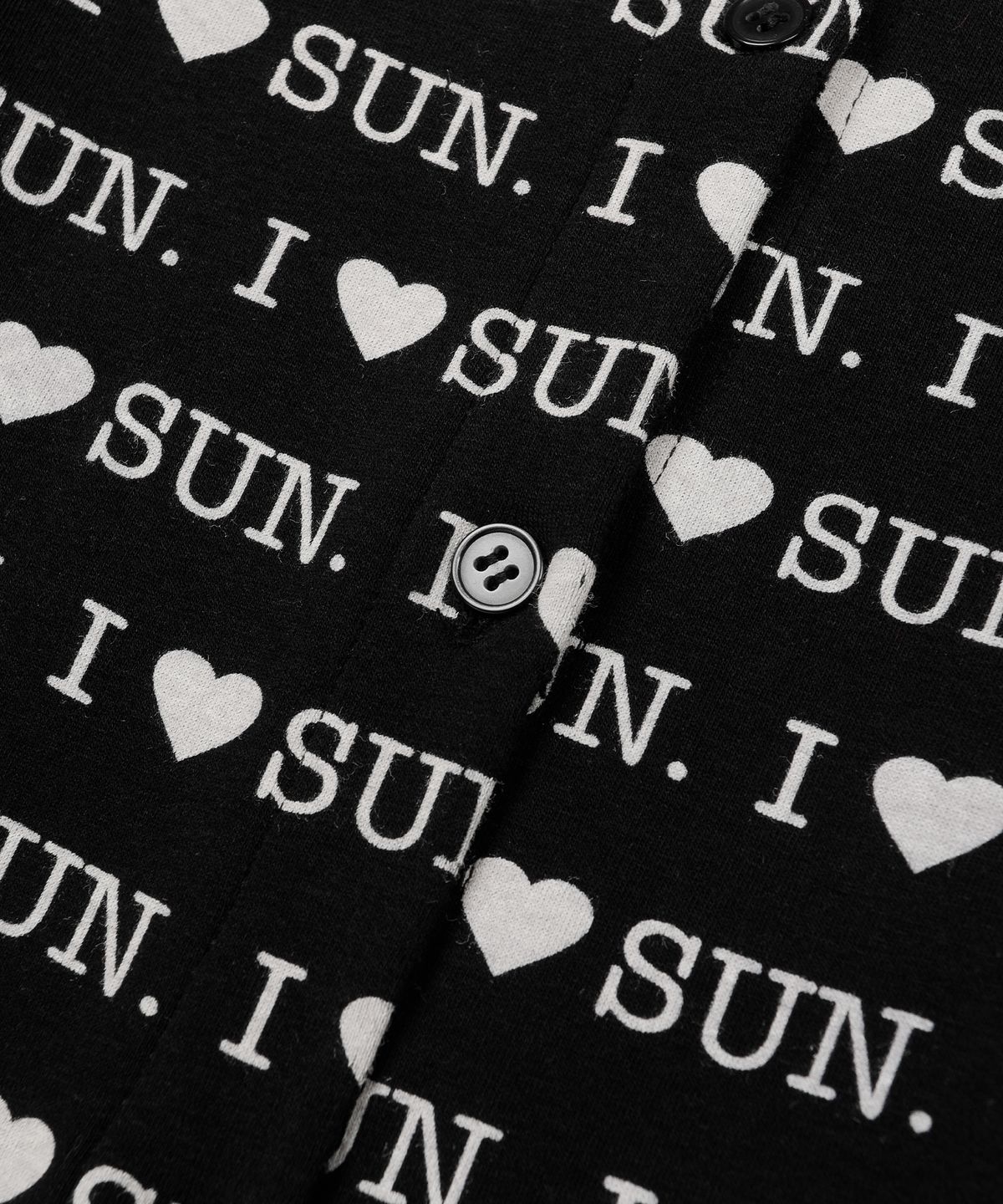선데이후르츠마켓(SUNDAY FRUIT MARKET) W) I LOVE SUN CARDIGAN BLACK