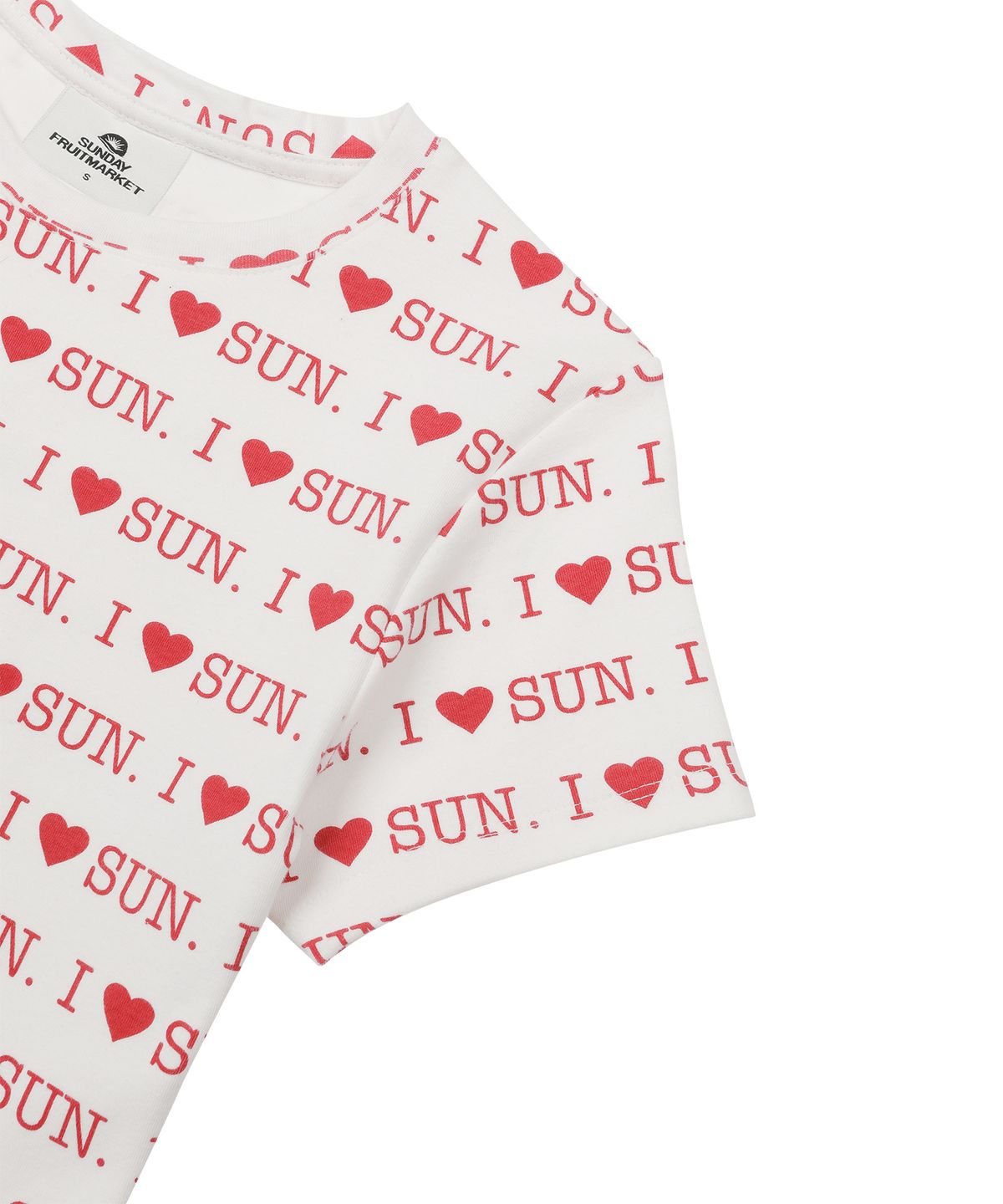 선데이후르츠마켓(SUNDAY FRUIT MARKET) W) I LOVE SUN TEE IVORY