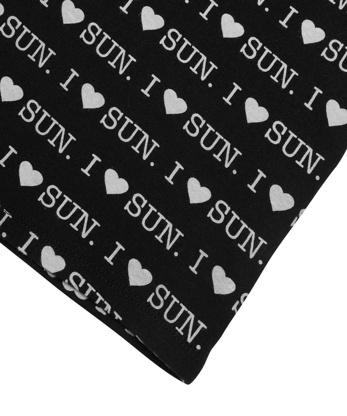 선데이후르츠마켓(SUNDAY FRUIT MARKET) W) I LOVE SUN TEE BLACK