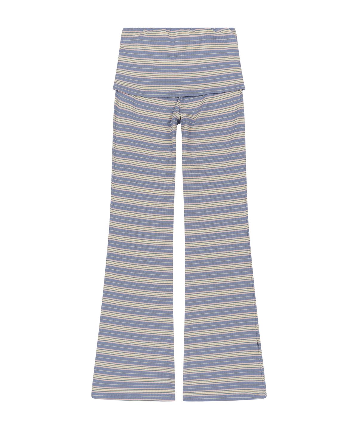 선데이후르츠마켓(SUNDAY FRUIT MARKET) W) STRIPE FLARE PANT SKYBLUE