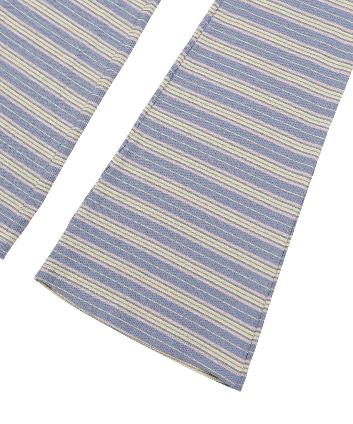 선데이후르츠마켓(SUNDAY FRUIT MARKET) W) STRIPE FLARE PANT SKYBLUE