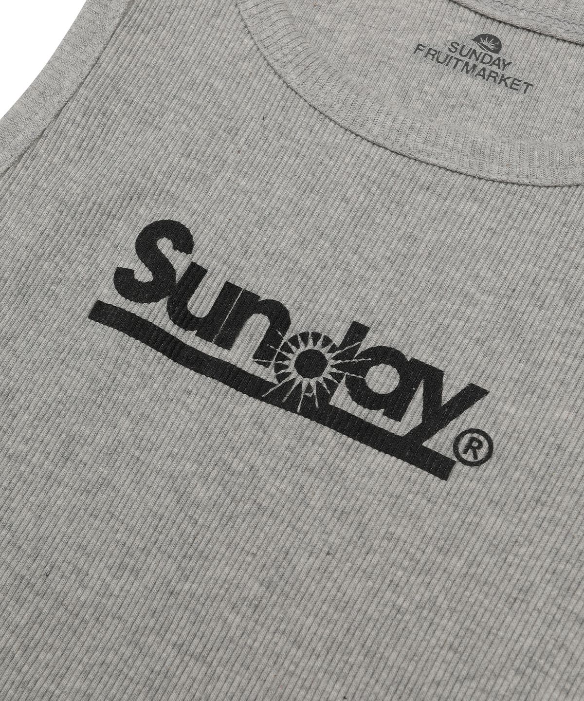 선데이후르츠마켓(SUNDAY FRUIT MARKET) W) Sunday SLEEVELESS GRAY