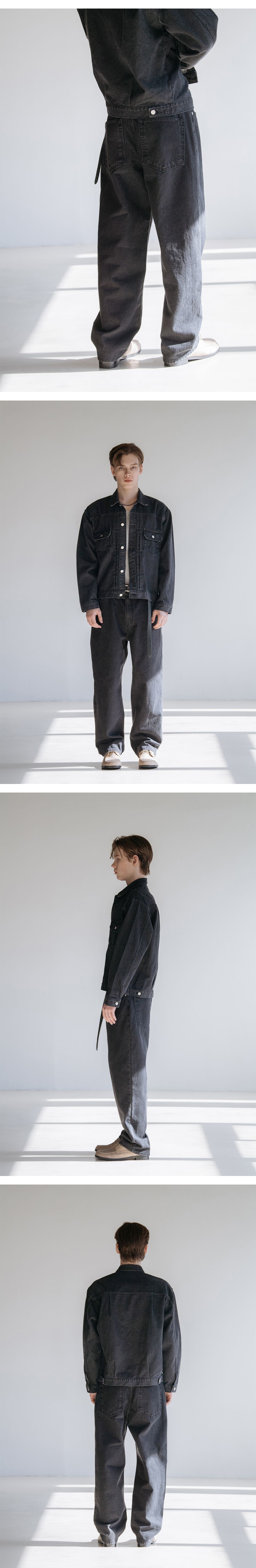 MUSINSA公式 | DECOROSO ダートウォッシングデニムトラッカー