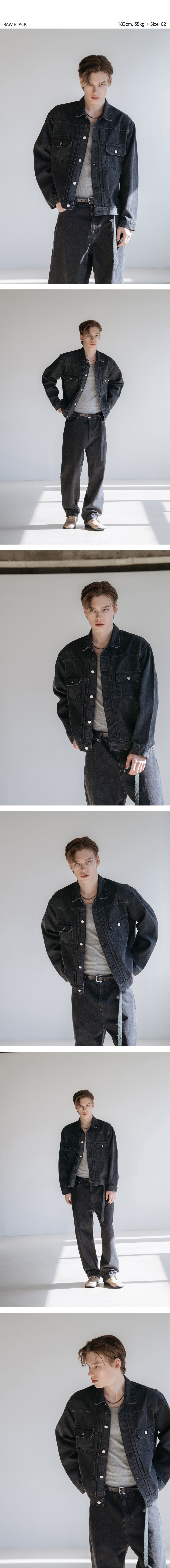 DECOROSO Denim Trucker Jacketコーティングジャケット DECOROSO □ Knox Denim Trucker Jacket (デニムジャケット) 123922124