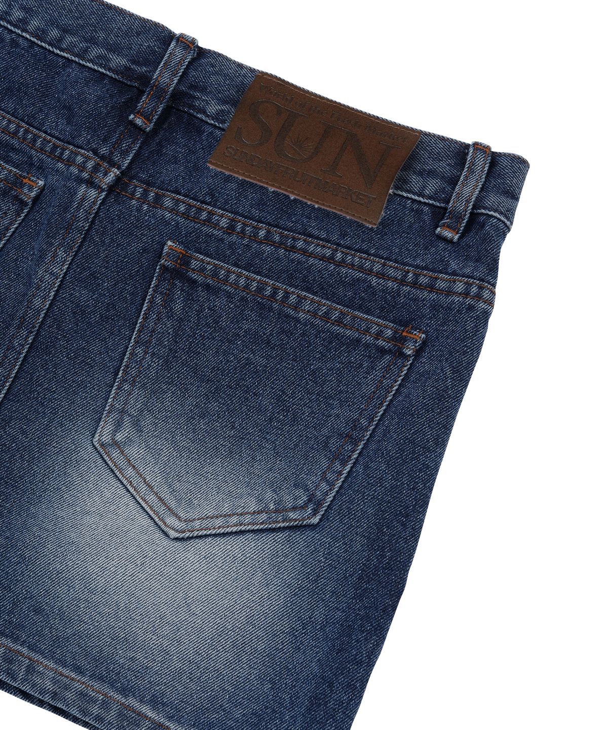 선데이후르츠마켓(SUNDAY FRUIT MARKET) W) SUNDAY DENIM SKIRT DENIM