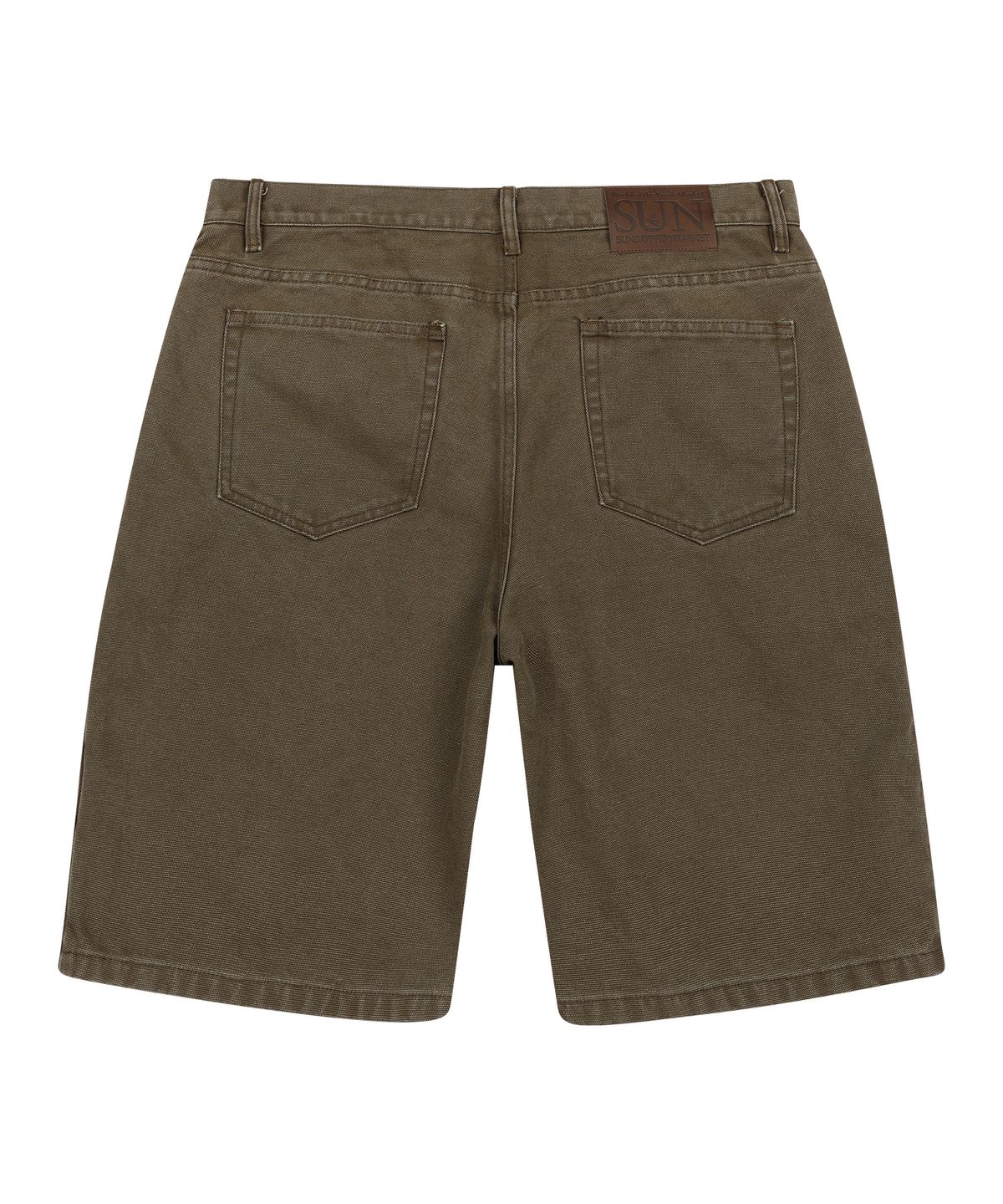 선데이후르츠마켓(SUNDAY FRUIT MARKET) W) SUNDAY WASHED SHORT KHAKI