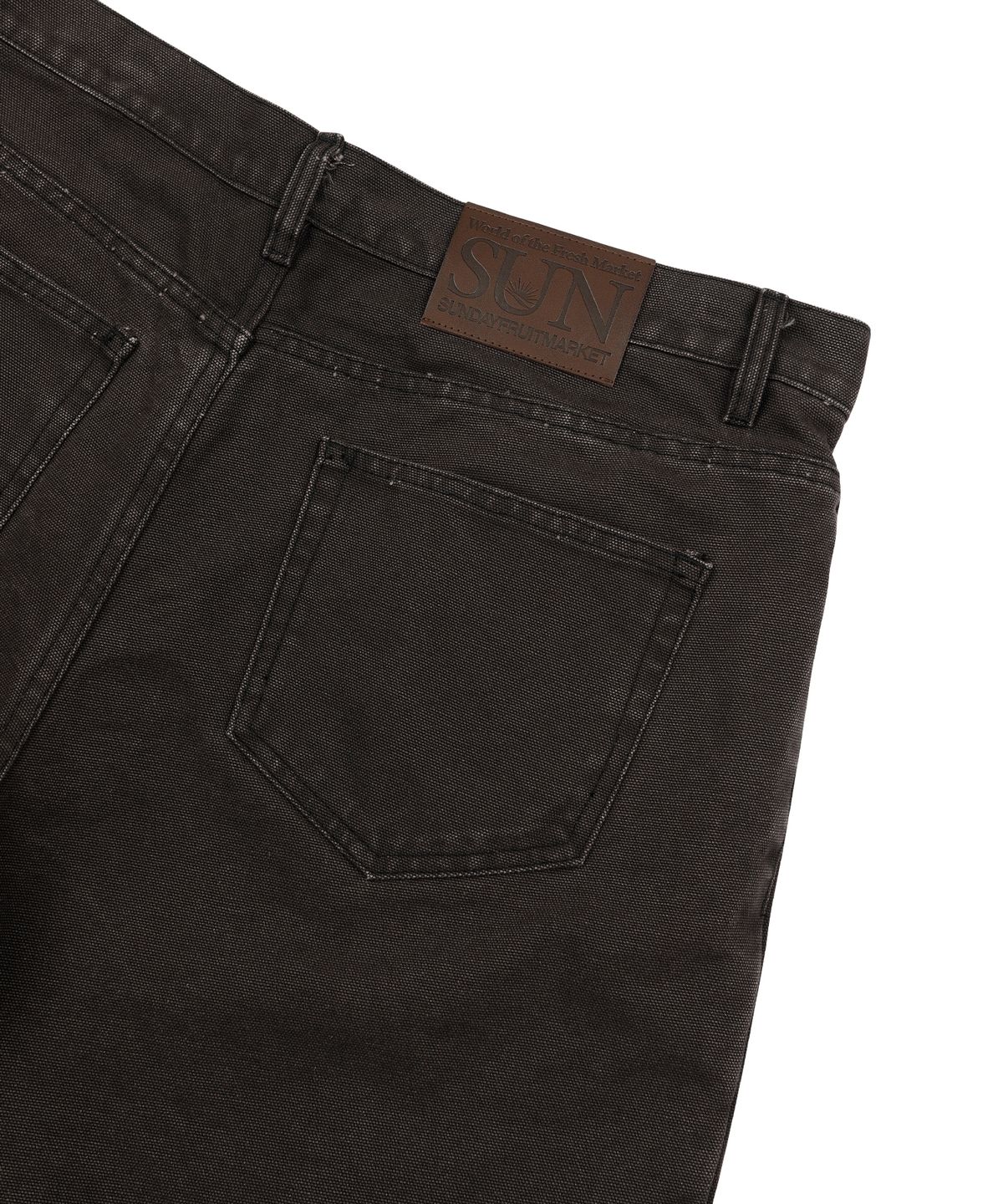 선데이후르츠마켓(SUNDAY FRUIT MARKET) W) SUNDAY WASHED SHORT CHARCOAL
