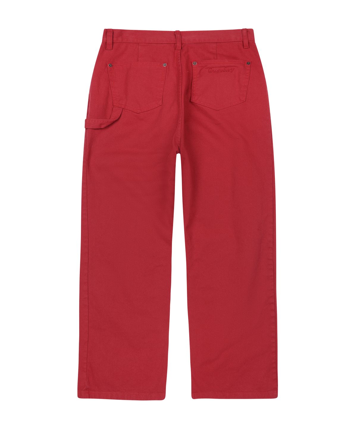 선데이후르츠마켓(SUNDAY FRUIT MARKET) W) SUNDAY CARPENTER PANT RED