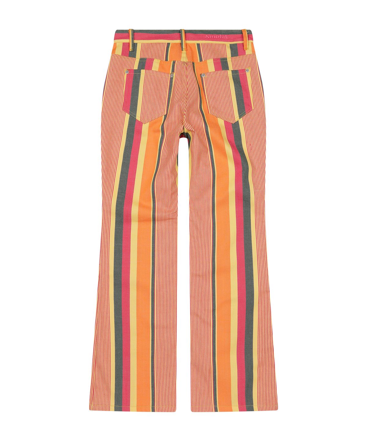 선데이후르츠마켓(SUNDAY FRUIT MARKET) W) FRUIT STRIPE PANT ORANGE