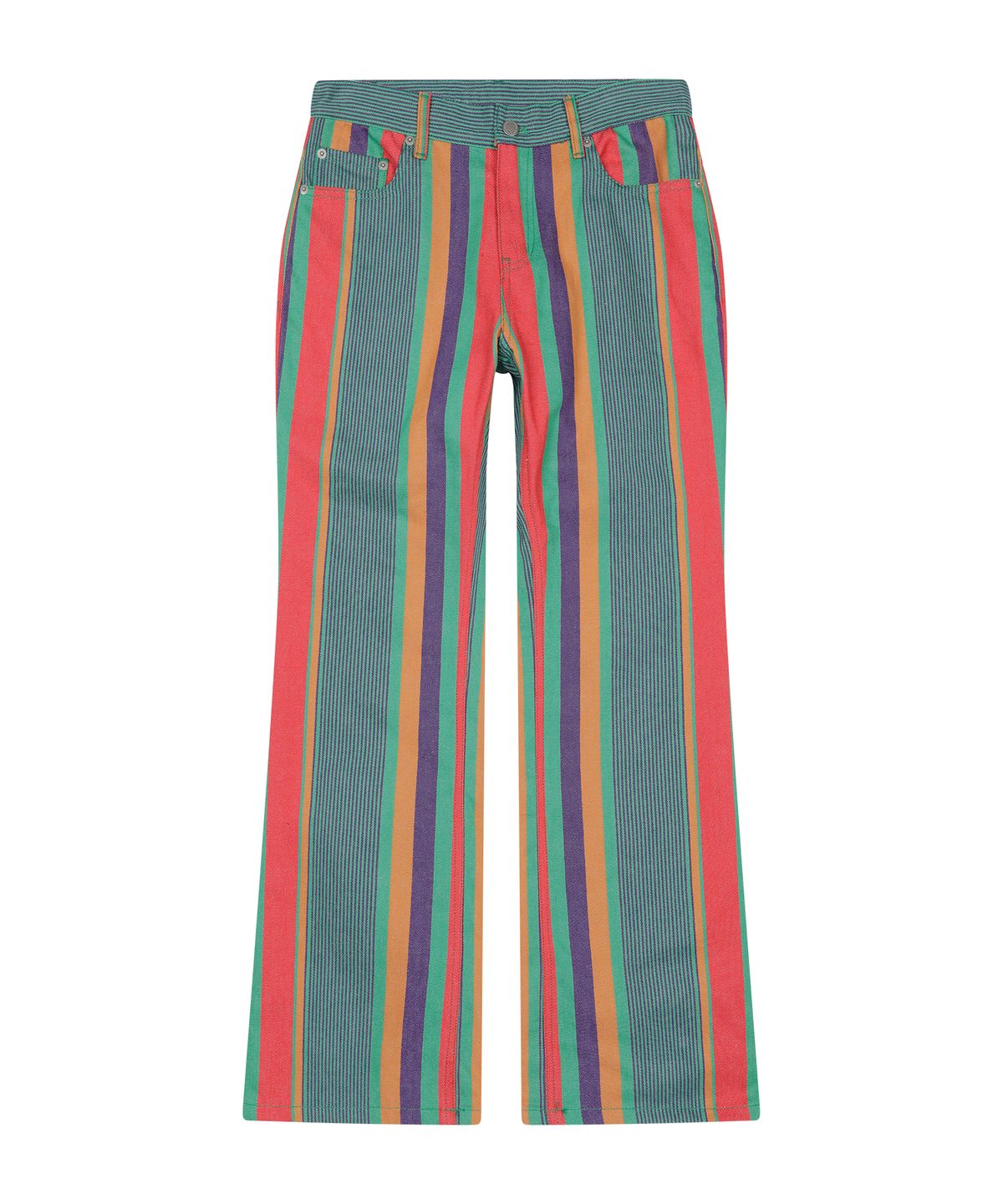 선데이후르츠마켓(SUNDAY FRUIT MARKET) W) FRUIT STRIPE PANT GREEN