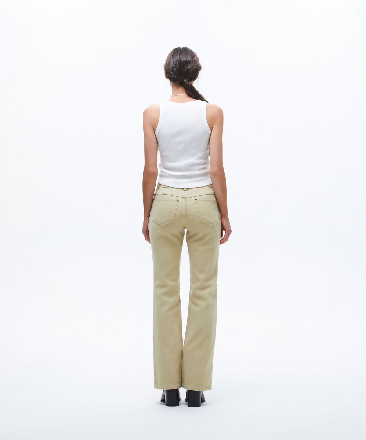 선데이후르츠마켓(SUNDAY FRUIT MARKET) W) BASIC FLARE PANT BEIGE