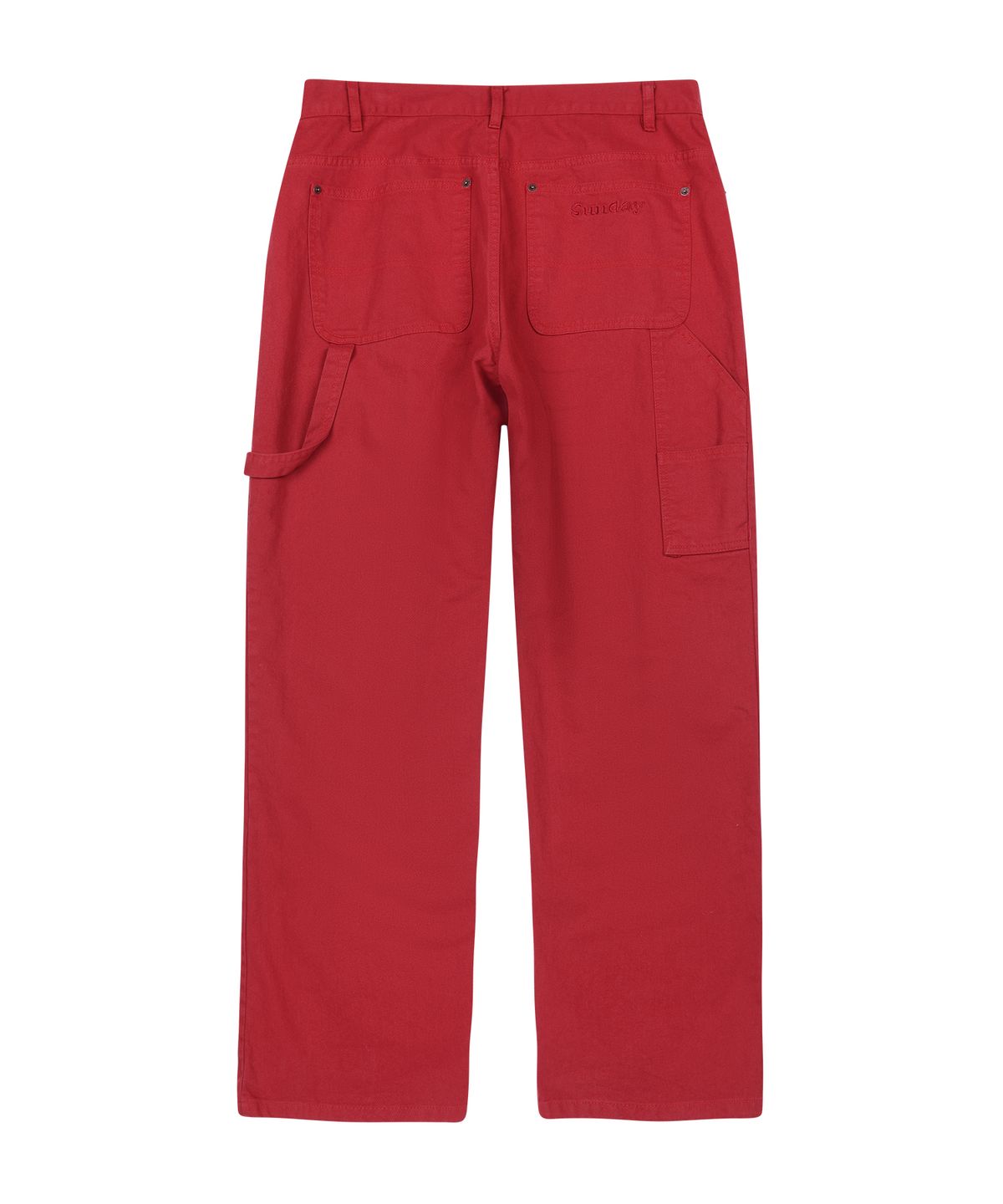 선데이후르츠마켓(SUNDAY FRUIT MARKET) SUNDAY CARPENTER PANT RED