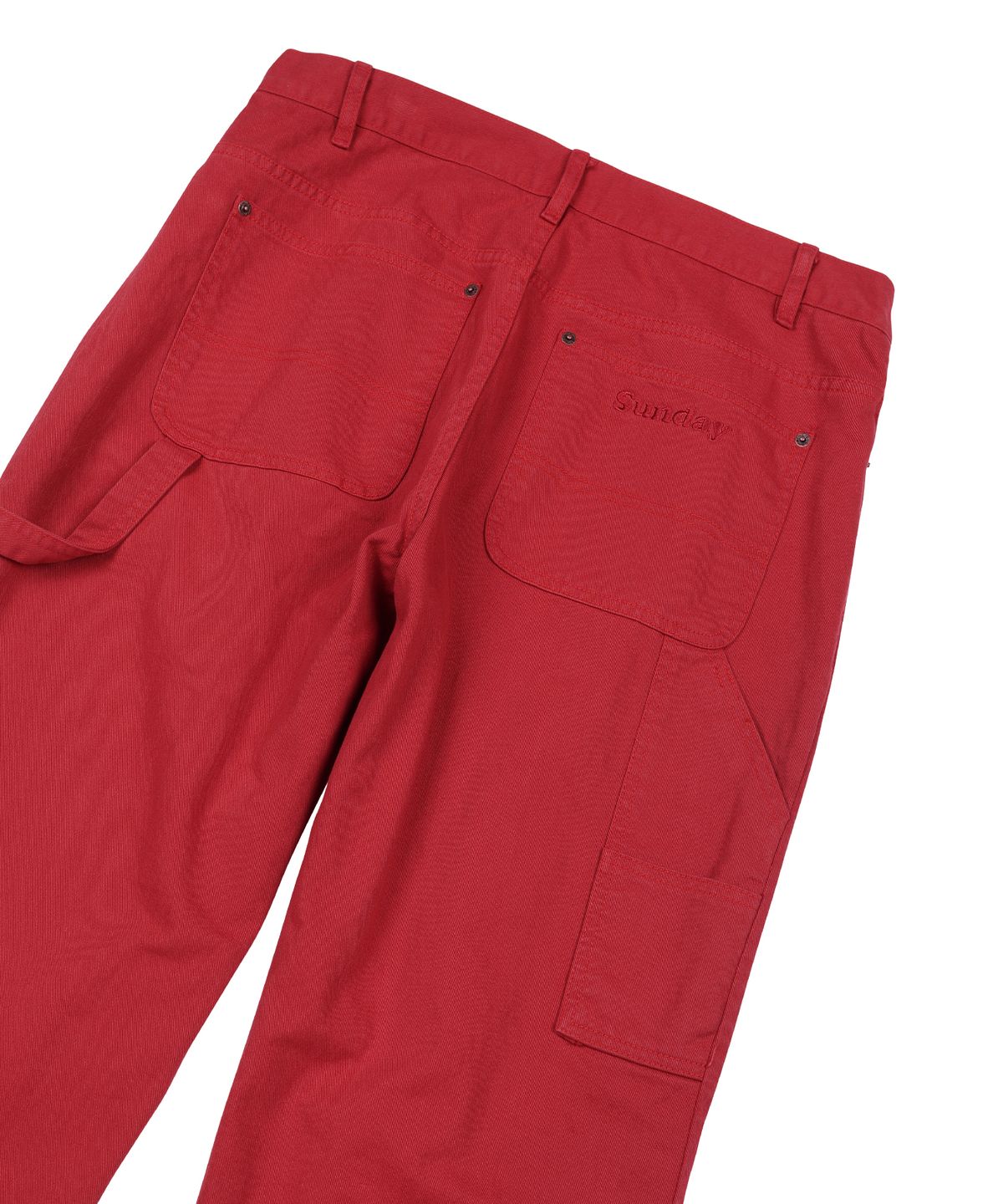 선데이후르츠마켓(SUNDAY FRUIT MARKET) SUNDAY CARPENTER PANT RED