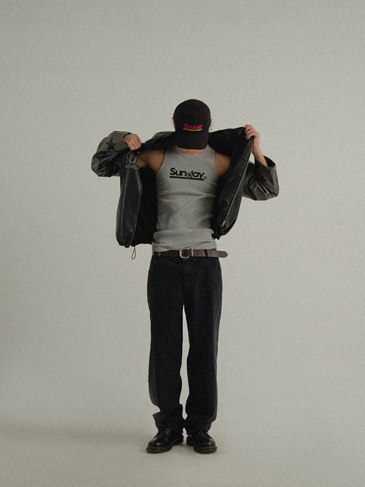 선데이후르츠마켓(SUNDAY FRUIT MARKET) SUNDAY BAGGY PANT BLACK