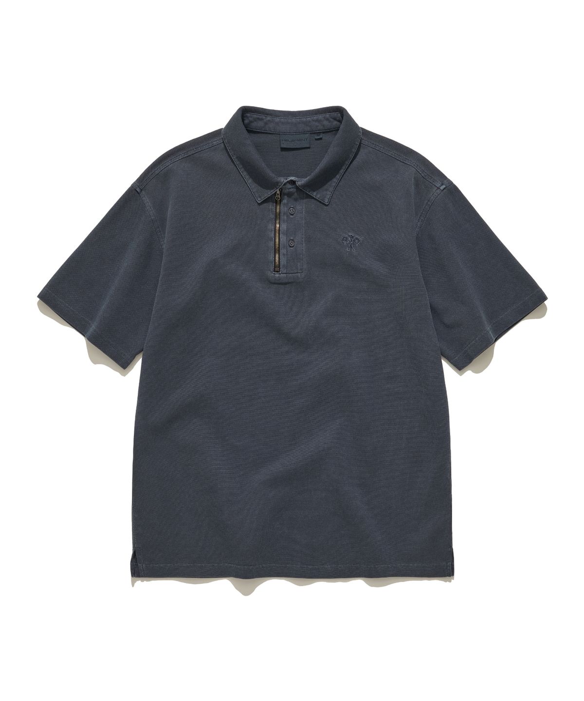 힐리먼트(HELEMENT) 피그먼트 메탈 PQ 반팔티셔츠 (NAVY)
