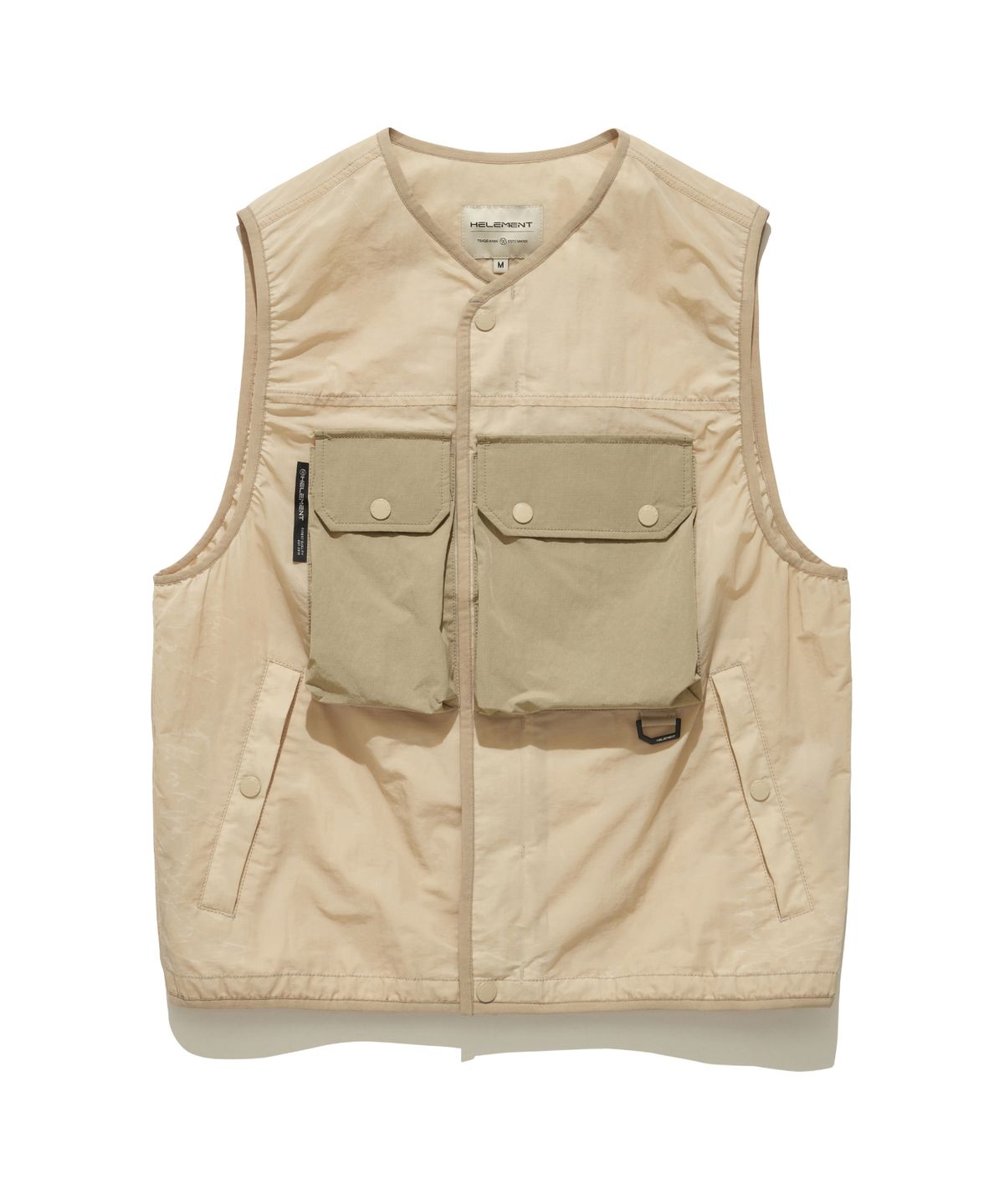 힐리먼트(HELEMENT) 게일 왁스 포켓 베스트 (BEIGE)