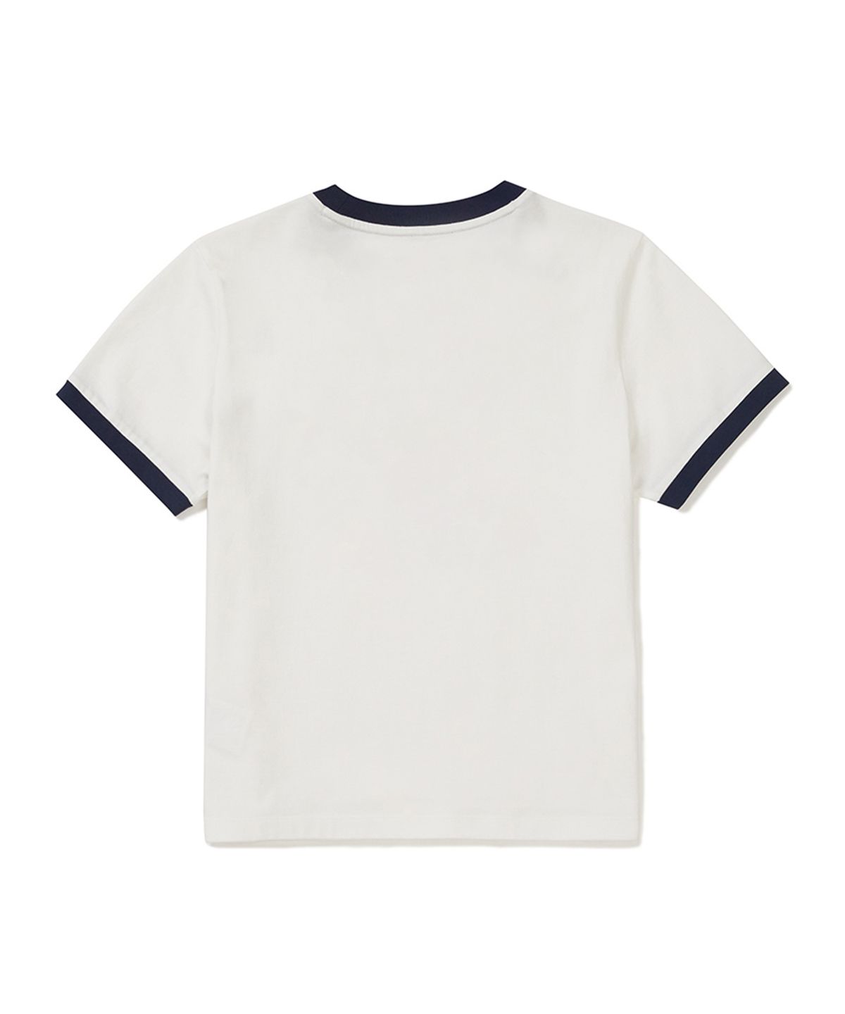 스노우피크 어패럴(SNOWPEAK APPAREL) 코튼 여성 링거 반팔 티셔츠 (S25MWFTS63) Off White