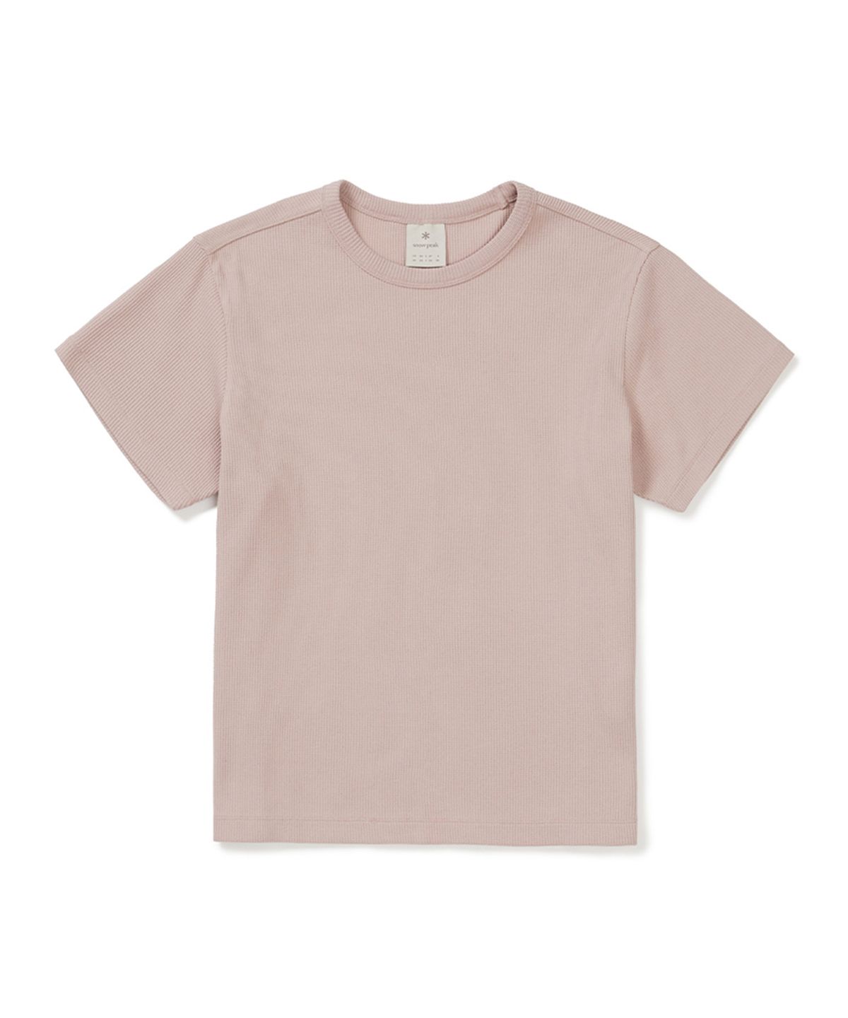 스노우피크 어패럴(SNOWPEAK APPAREL) 와플 여성 반팔 티셔츠 (S25MWFTS37) Deep Pink
