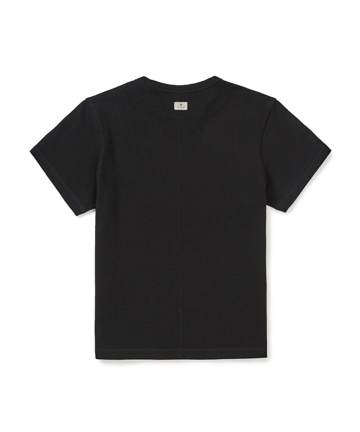 스노우피크 어패럴(SNOWPEAK APPAREL) 와플 여성 반팔 티셔츠 (S25MWFTS37) Black