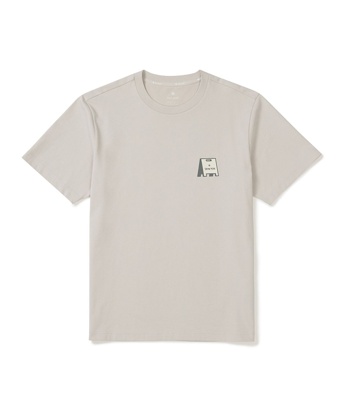 스노우피크 어패럴(SNOWPEAK APPAREL) 에어로쿨 머그 반팔 티셔츠 (S25MMFTS74) Sand Beige