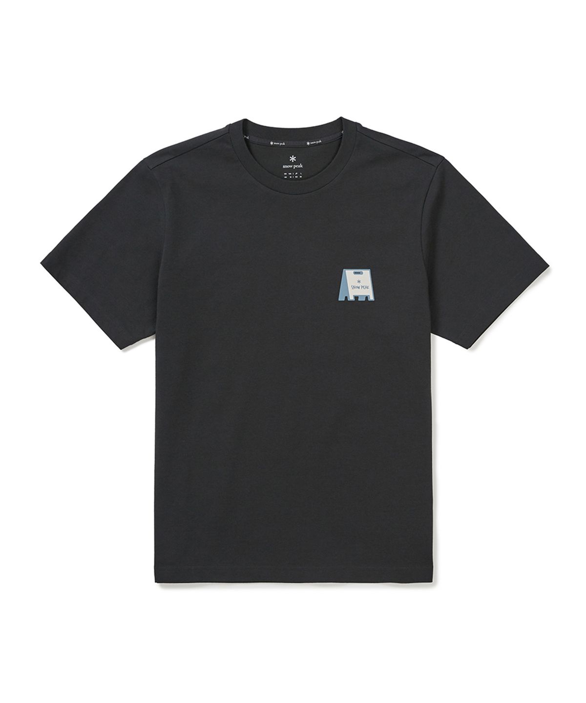스노우피크 어패럴(SNOWPEAK APPAREL) 에어로쿨 머그 반팔 티셔츠 (S25MMFTS74) Dark Charcoal