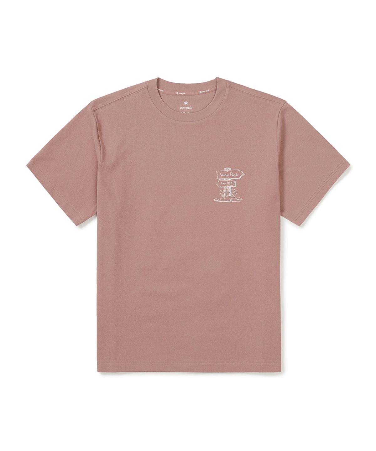 스노우피크 어패럴(SNOWPEAK APPAREL) 소로나 캠퍼 반팔 티셔츠 (S25MMFTS06) Deep Pink