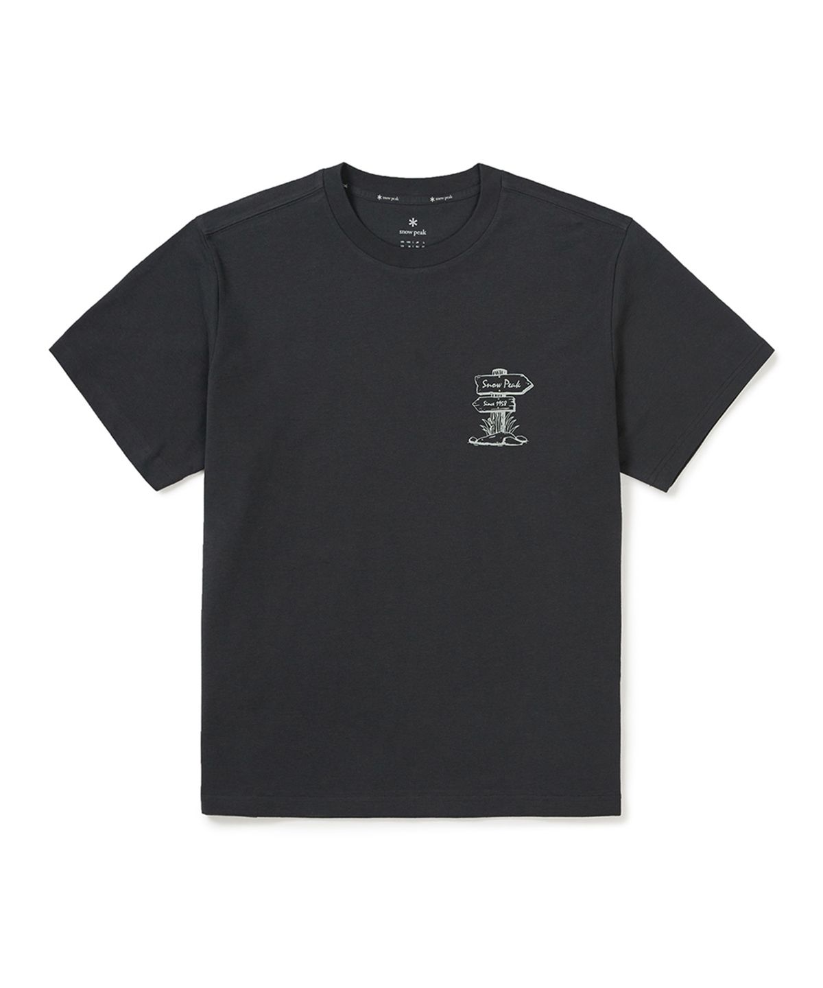 스노우피크 어패럴(SNOWPEAK APPAREL) 소로나 캠퍼 반팔 티셔츠 (S25MMFTS06) Dark Charcoal