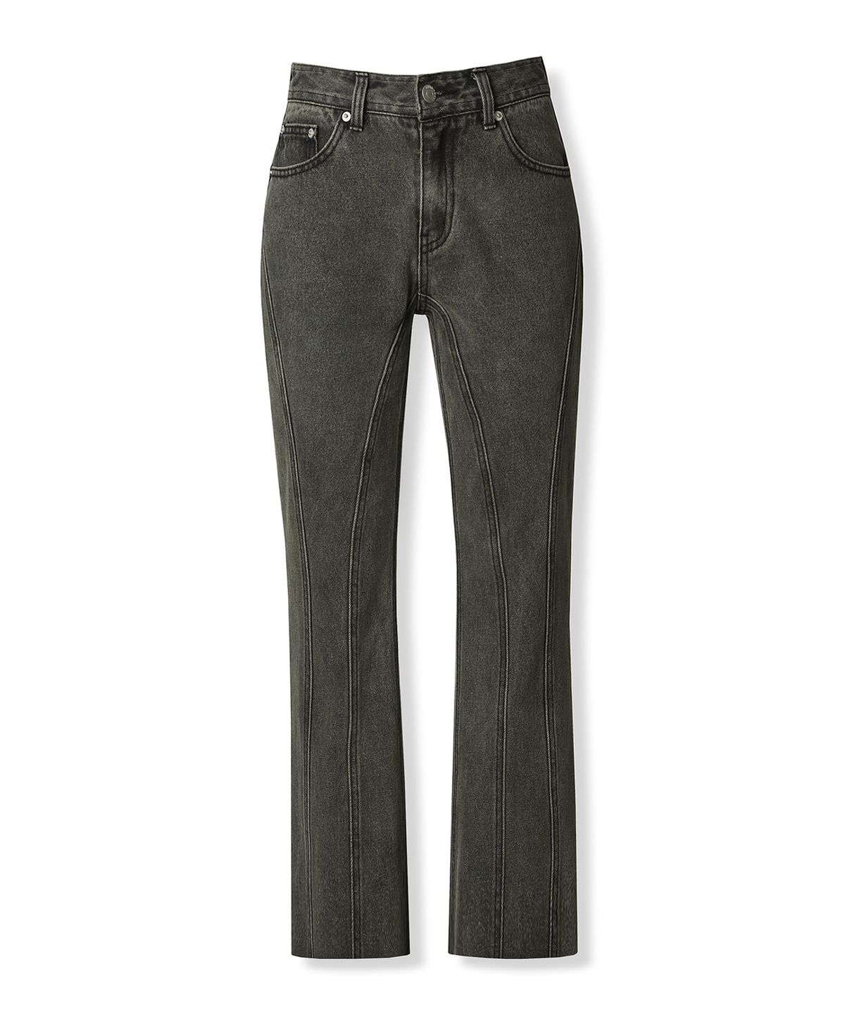 어반드레스(AVANDRESS) Thin Bootscut Pants DEEP BLUE