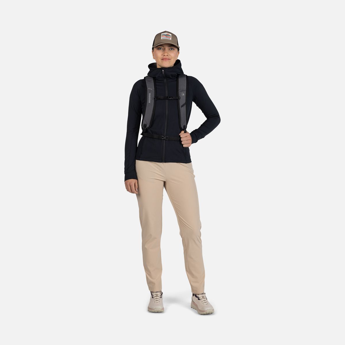 로시뇰(ROSSIGNOL) W MID LAYER THIN FZ - BLACK