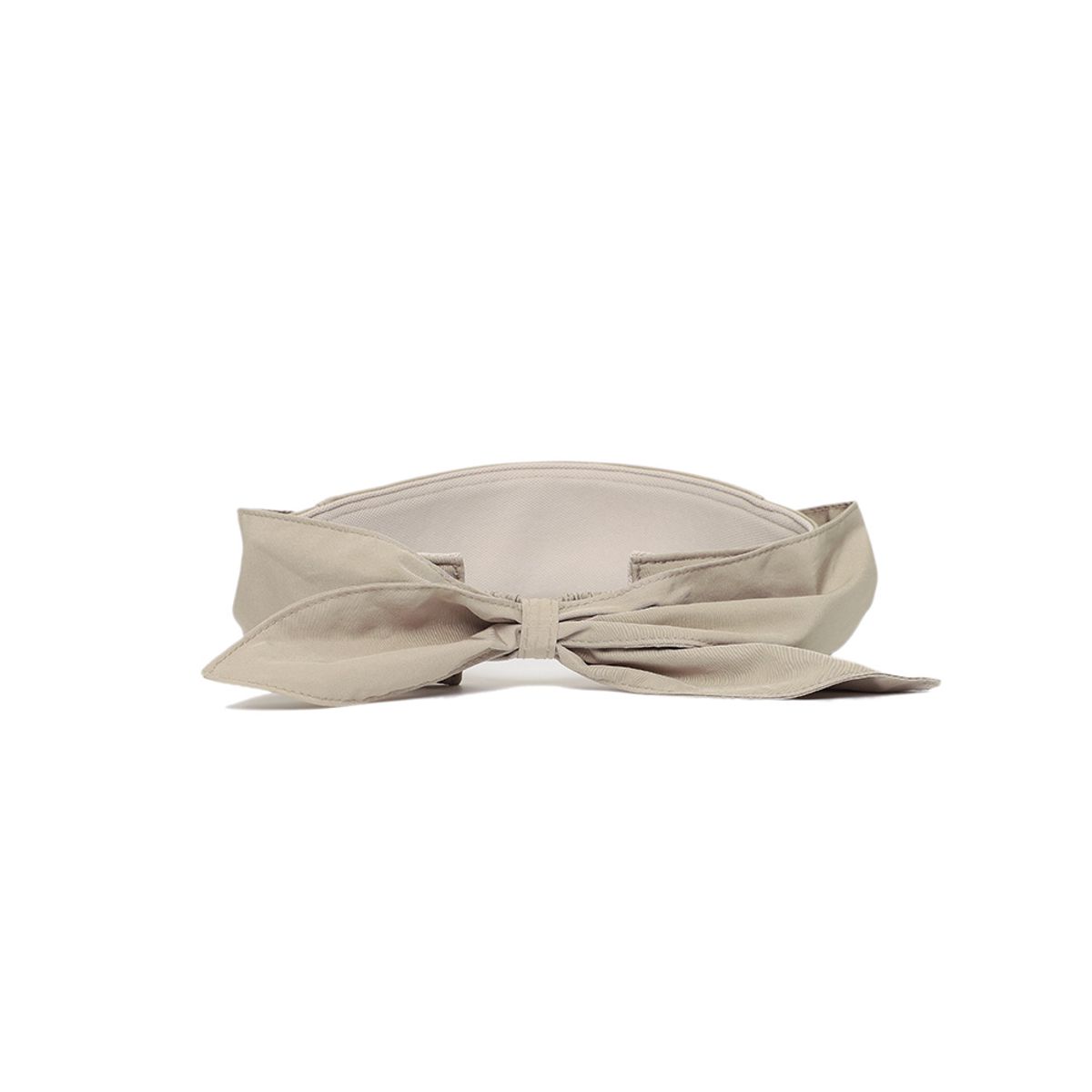 말본 골프(MALBON GOLF) 버킷 포인트 리본 바이저 BEIGE (WOMAN)