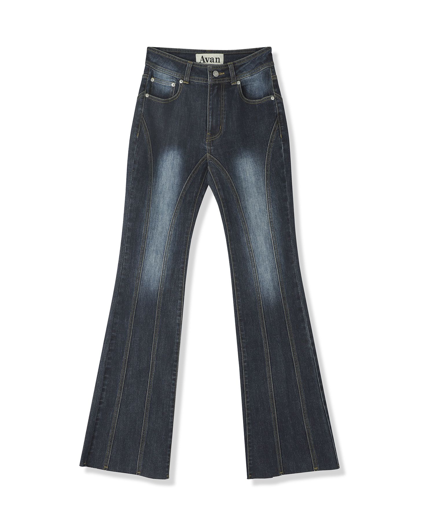 MUSINSA | AVANDRESS Thin Bootscut Pants WASHING LIGHT BLUE