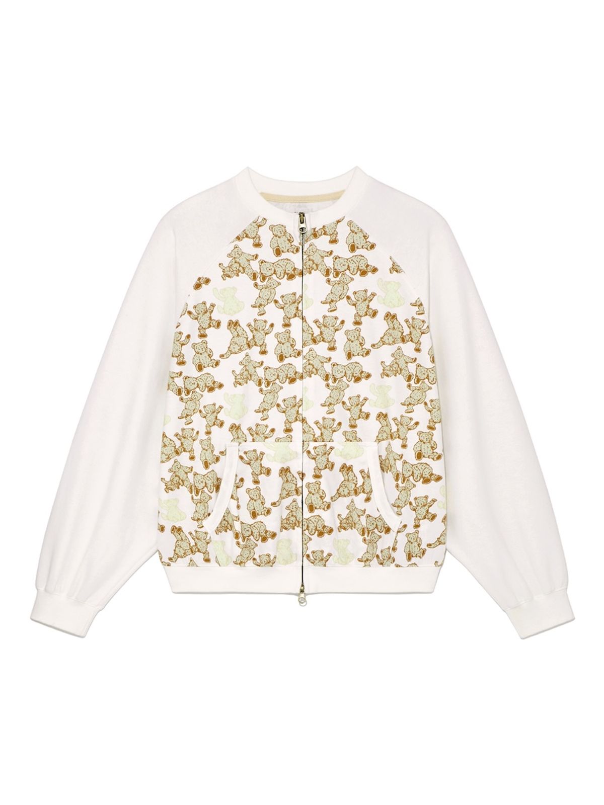 글로니(GLOWNY) TEDDY JERSEY ZIP UP (2 Colors)