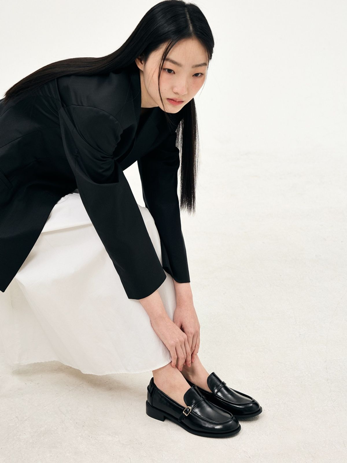 쥬다르(JEU DART) london classic loafer black