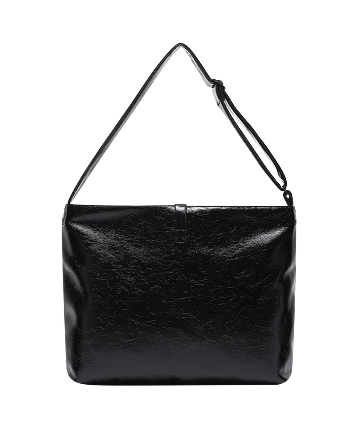 웨슬리 휴스턴(WESLEYHYUSTON) Theo western buckle tote bag black