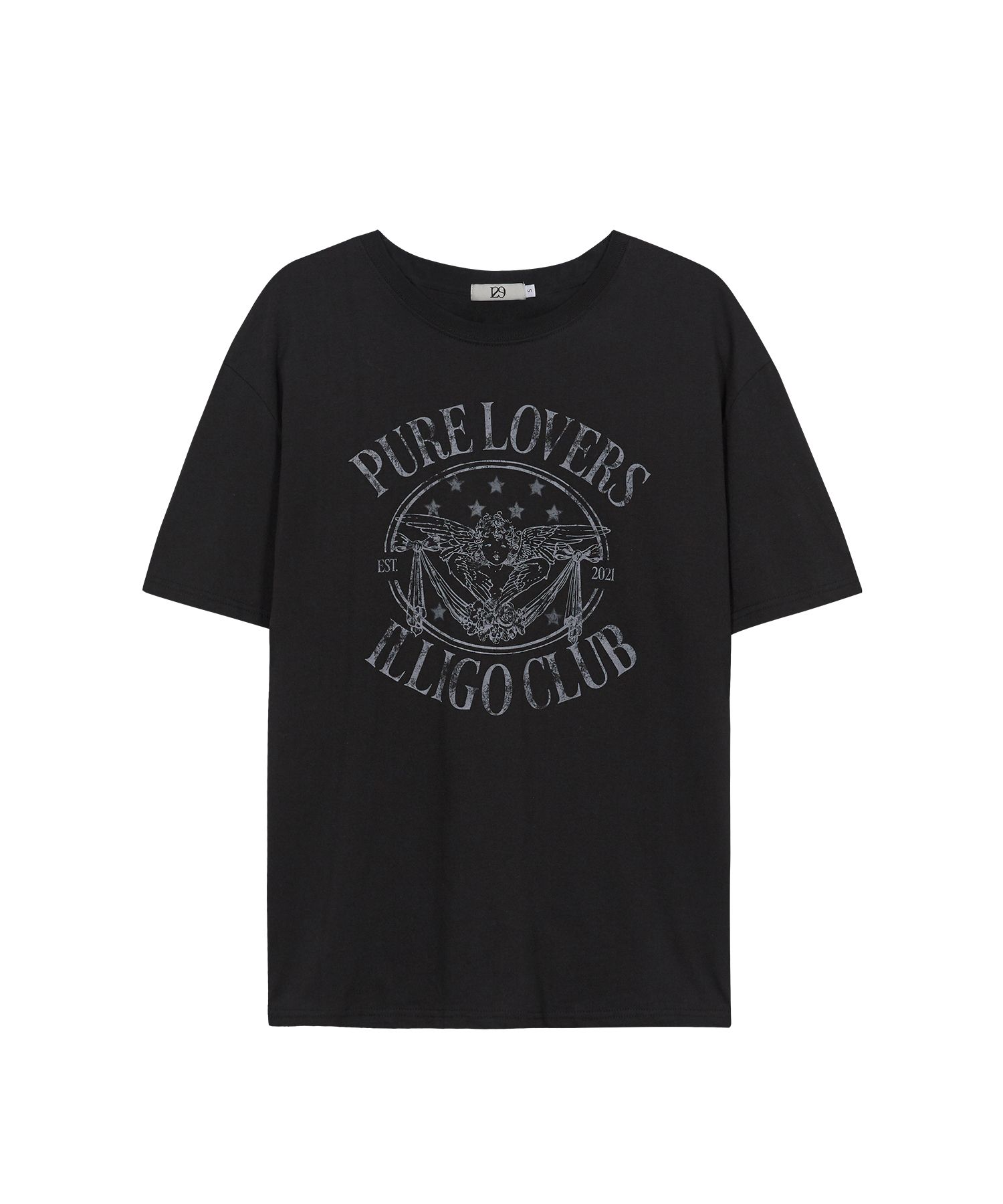 ★ILLIGO★ Pure Angel Overfit T-Shirt Back Melange MUSINSA | ILLIGO Pure Angel Overfit T-Shirt Melange