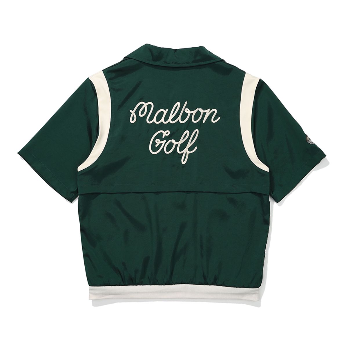 말본 골프(MALBON GOLF) 캐주얼 카라 반팔 자켓 GREEN (WOMAN)