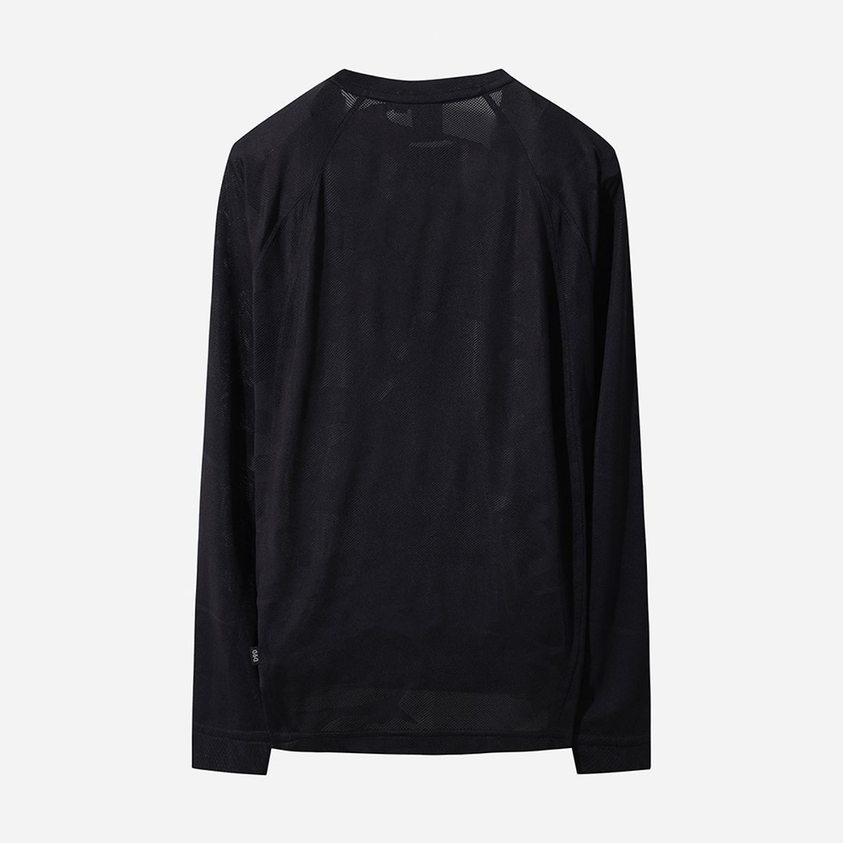 디오디(DOD) 자카드 메쉬 롱 티셔츠(BLACK)