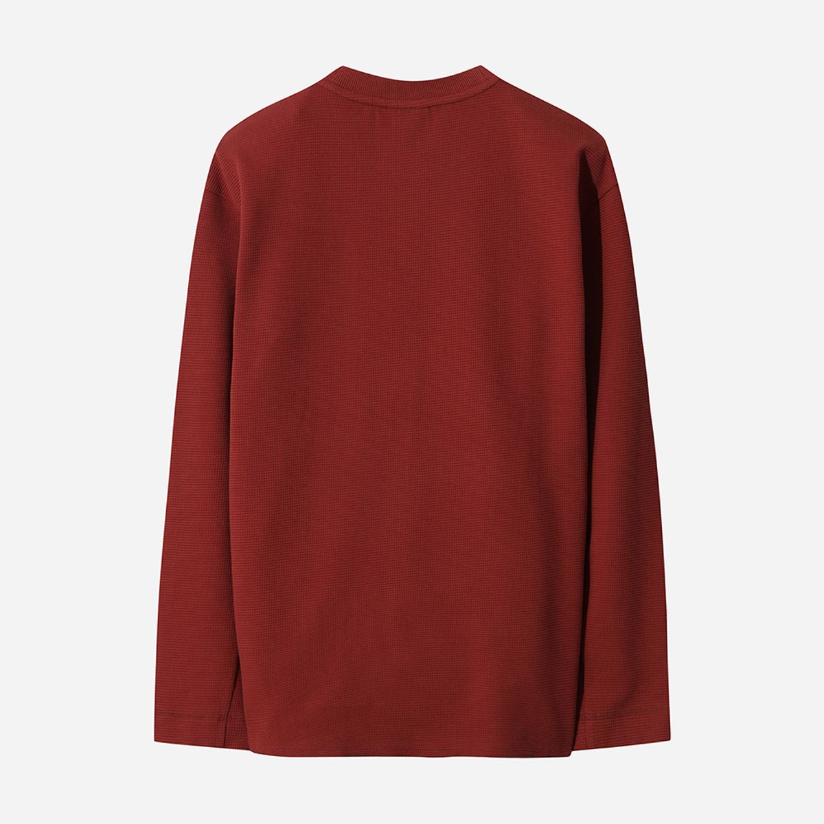 디오디(DOD) 그리드 와플 롱 티셔츠(RED)