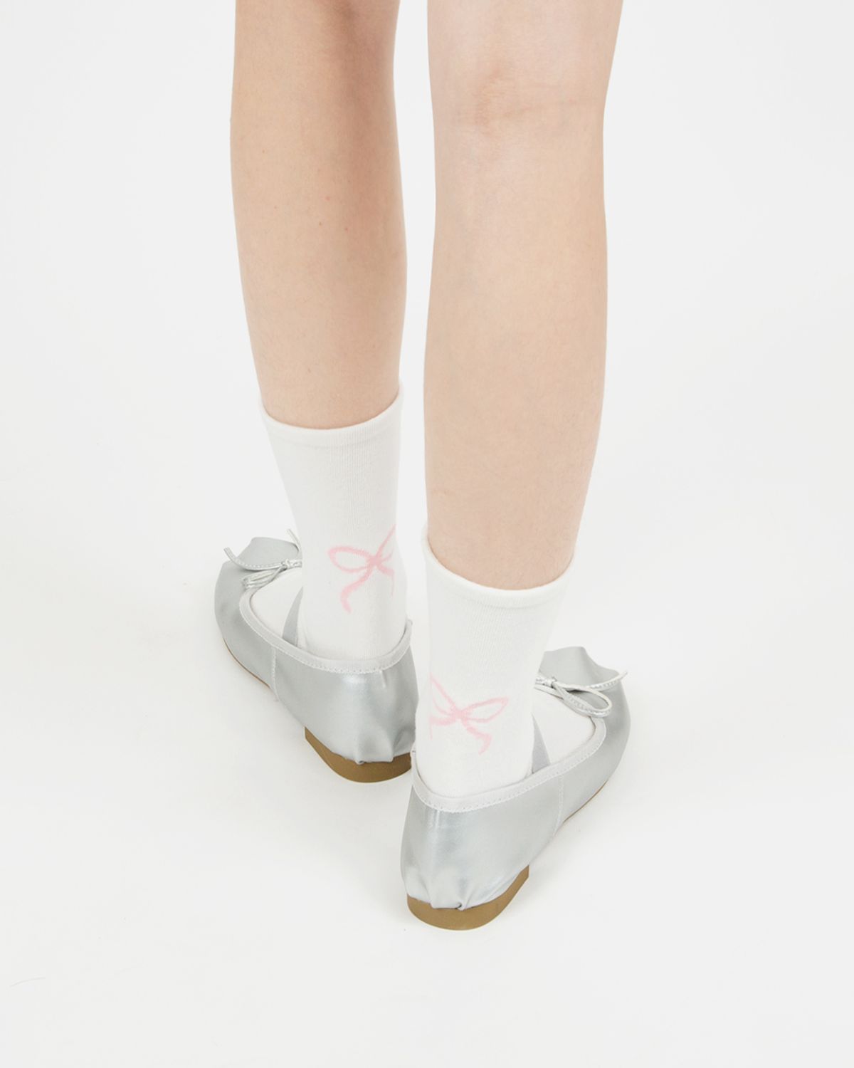 삭스에이(SOCKSA) [4PACK] 리본 발목조임없는 무압박 순면 도톰 2올 시그니처 168N 여성양말